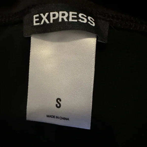 Express Black Faux Leather Leggings Women's Small - Picture 5 of 6